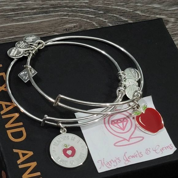 Alex and Ani Teacher Appreciation Bangle Bracelets - Picture 8 of 9